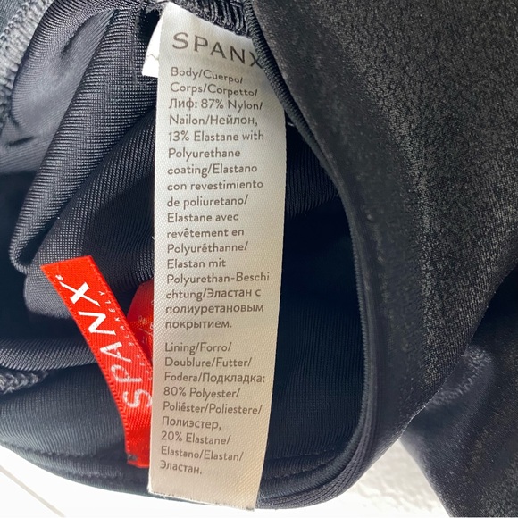 SPANX Faux Leather Leggings Black Size S/P - Picture 11 of 14